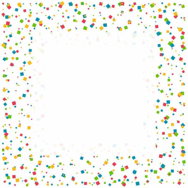 五彩纸屑庆祝背景与空间为您的文本