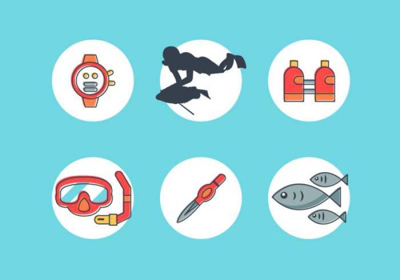 Spearfishing 矢量包