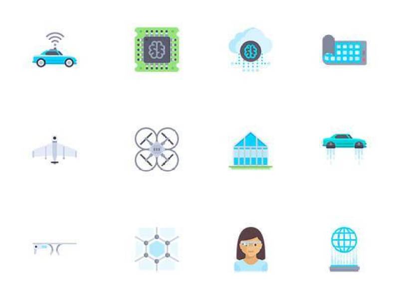 50 枚未来科技元素图标