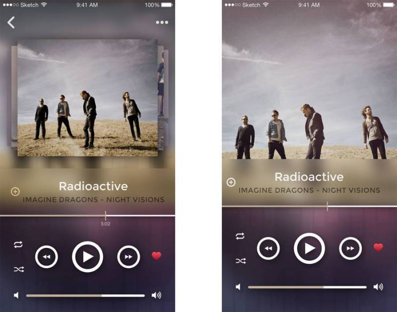 Music Player iOS UI