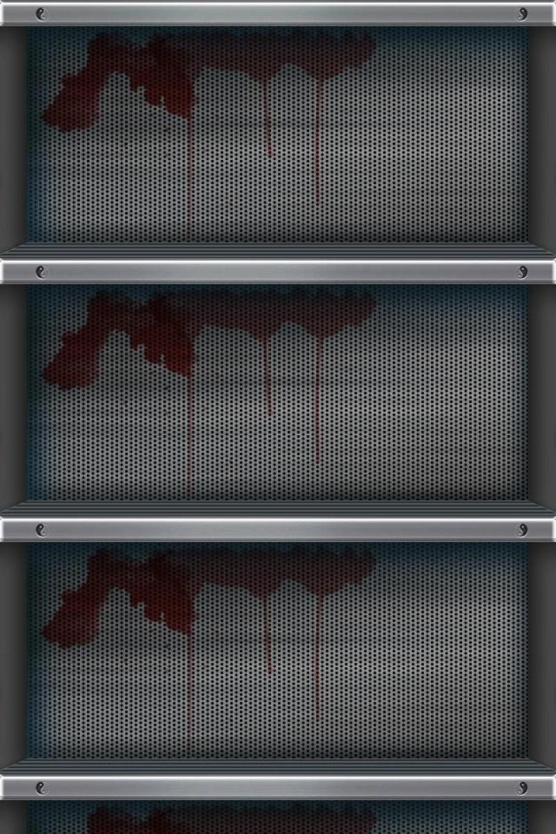 金属恐怖书架psd分层素材