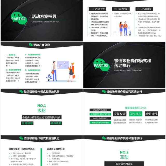 2021新零售时代之微信社群营销方案企业活动策划PPT模板