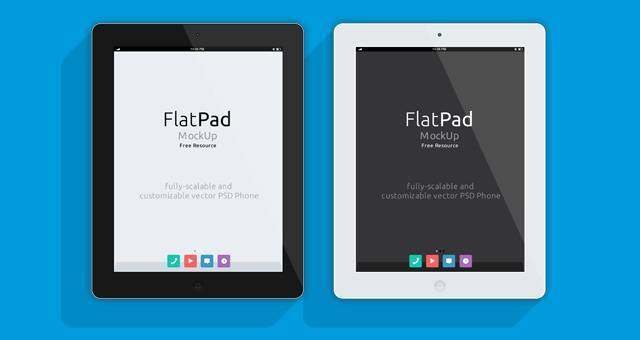 iPad Psd平板模型