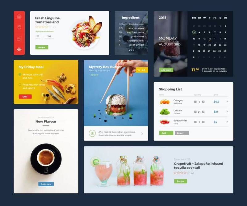 Food & Drink UI Kit