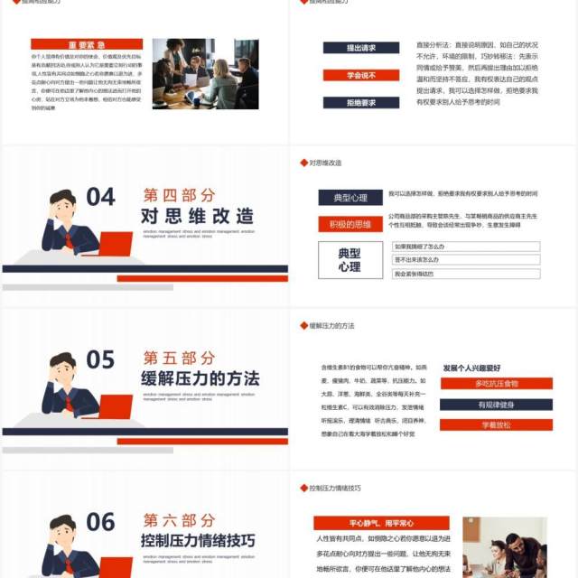 企业员工压力与情绪管理培训动态PPT模板 企业员工压力与情绪管理培训动态PPT模板