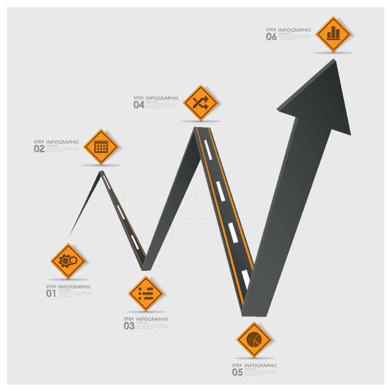 现代信息图形模板309