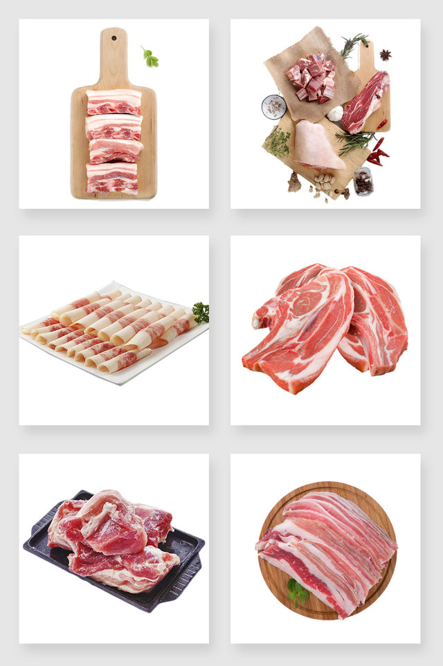 美味的五花猪肉设计元素