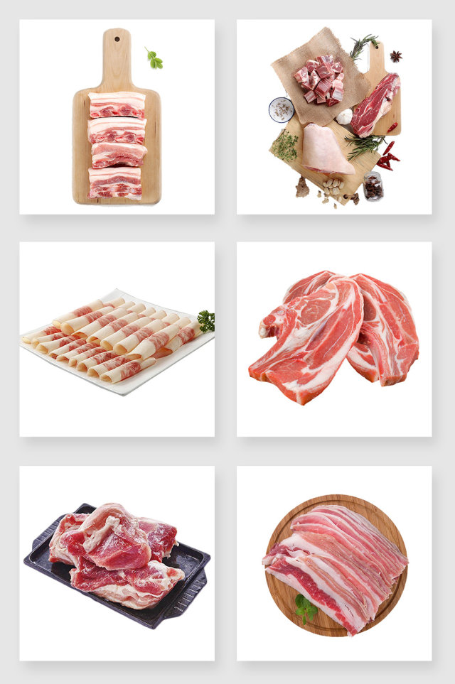 美味的五花猪肉设计元素 美味的五花猪肉设计元素