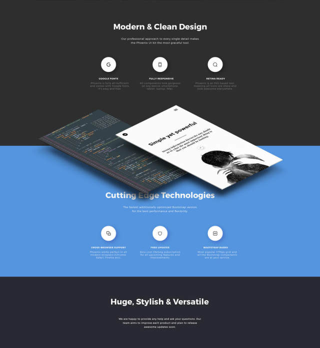 准备使用HTML5组件的大量收藏,Phoenix Startup UI Kit Pro 准备使用HTML5组件的大量收藏,Phoenix Startup UI Kit Pro