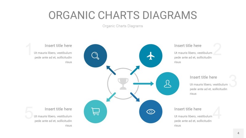 宝石色循环PPT图表4