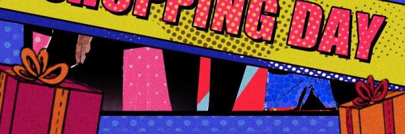 卡通手绘民国风新年春节年货节插画PSD大字报素材73