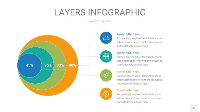 多彩3D分层PPT信息图45