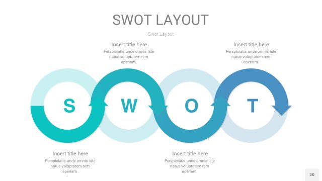宝石绿SWOT图表PPT20 宝石绿SWOT图表PPT20