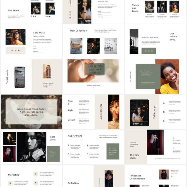 个人简历工作报告图文展示PPT模板LORA - Powerpoint Template 个人简历工作报告图文展示PPT模板LORA - Powerpoint Template