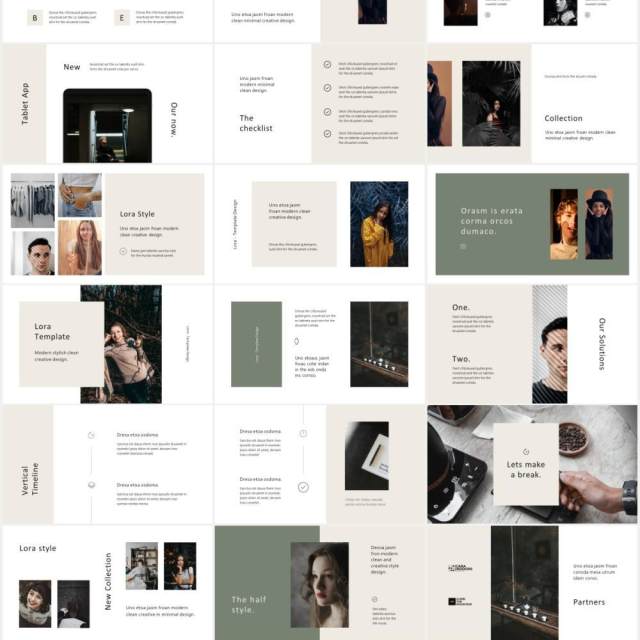 个人简历工作报告图文展示PPT模板LORA - Powerpoint Template 个人简历工作报告图文展示PPT模板LORA - Powerpoint Template