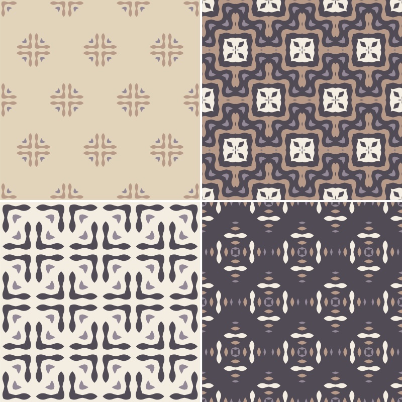 优雅的几何无缝图案集合24