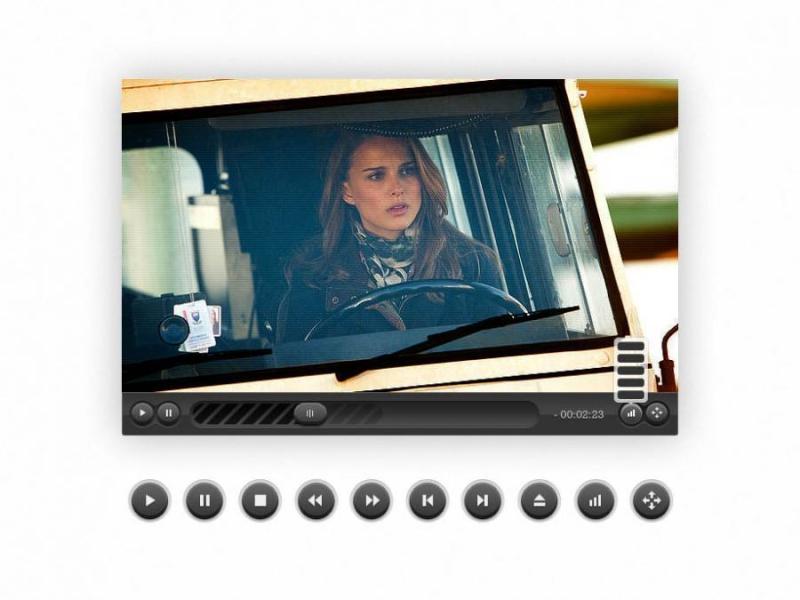 播放器——psd分层素材