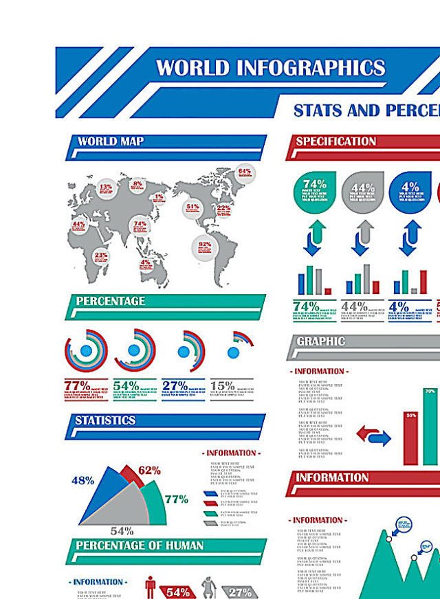 信息图表设计素材