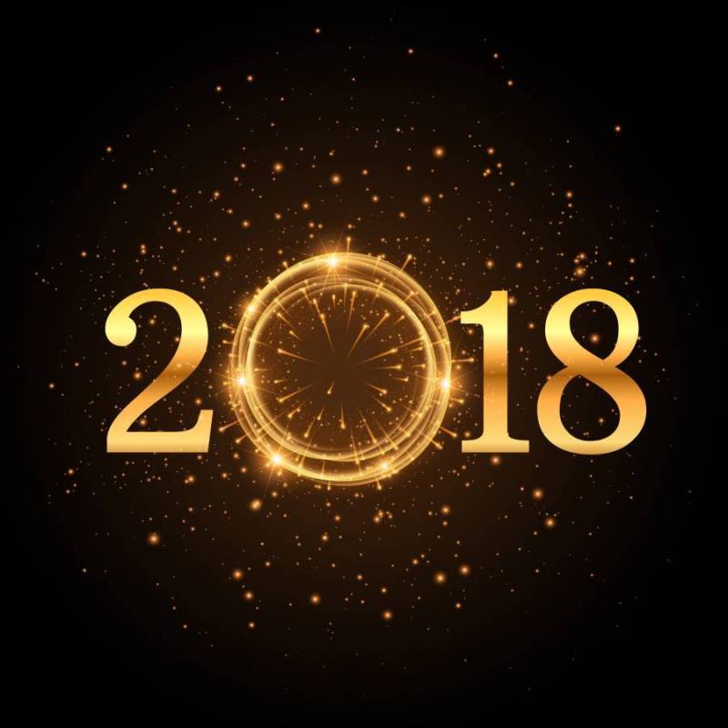 闪闪发光的金色闪光2018年背景