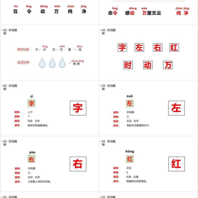 部编版一年级语文下册猜字谜课件PPT模板 部编版一年级语文下册猜字谜课件PPT模板