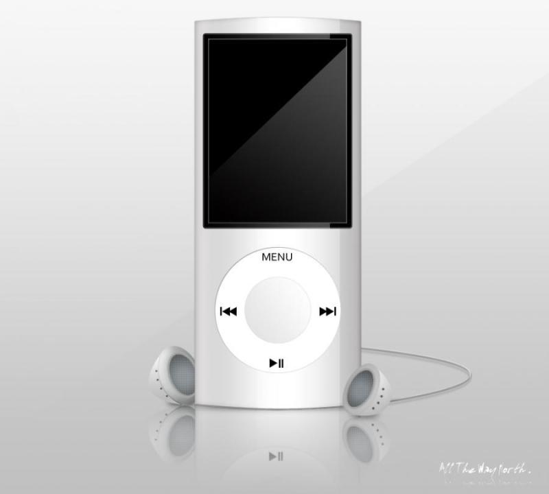 苹果 Apple’s iPod Nano PSD分层源文件