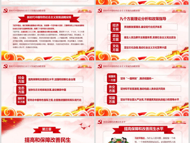 聚焦党的十九大解读大会报告PPT 聚焦党的十九大解读大会报告PPT