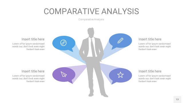 蓝紫色用户人群分析PPT图表13