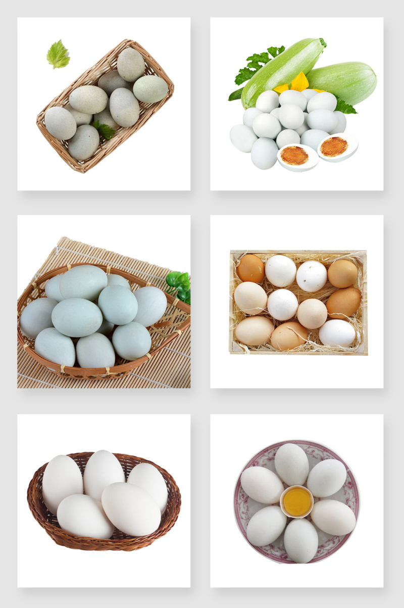 产品实物鸭蛋设计元素
