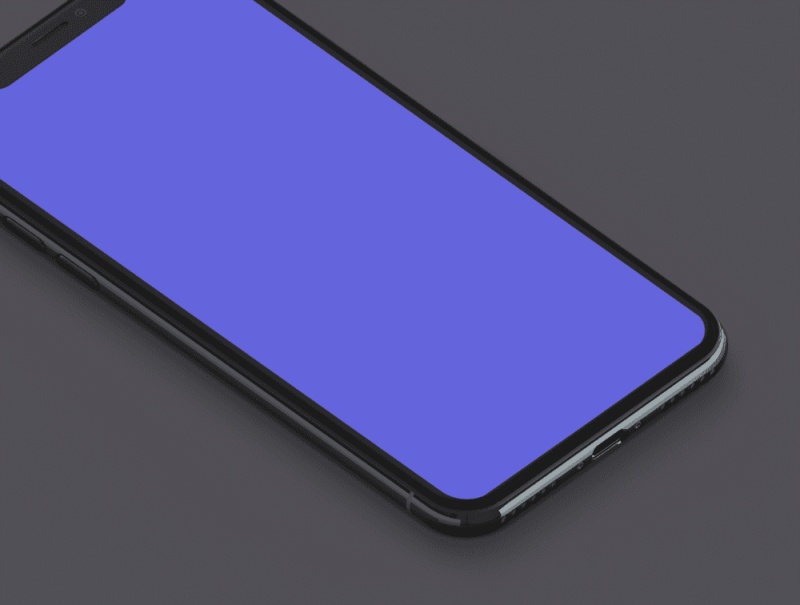 Sketch＆Photoshop，Mockups 365：第3天的逼真iPhone X等距样机