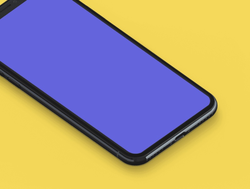 Sketch＆Photoshop，Mockups 365：第3天的逼真iPhone X等距样机