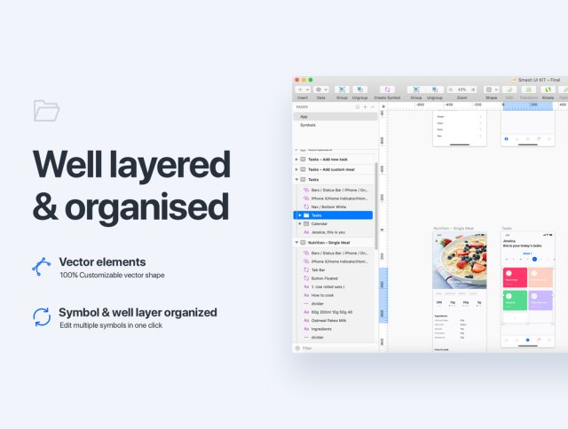 适用于Sketch。,BURNIT UI套件的健身iOS UI套件 适用于Sketch。,BURNIT UI套件的健身iOS UI套件