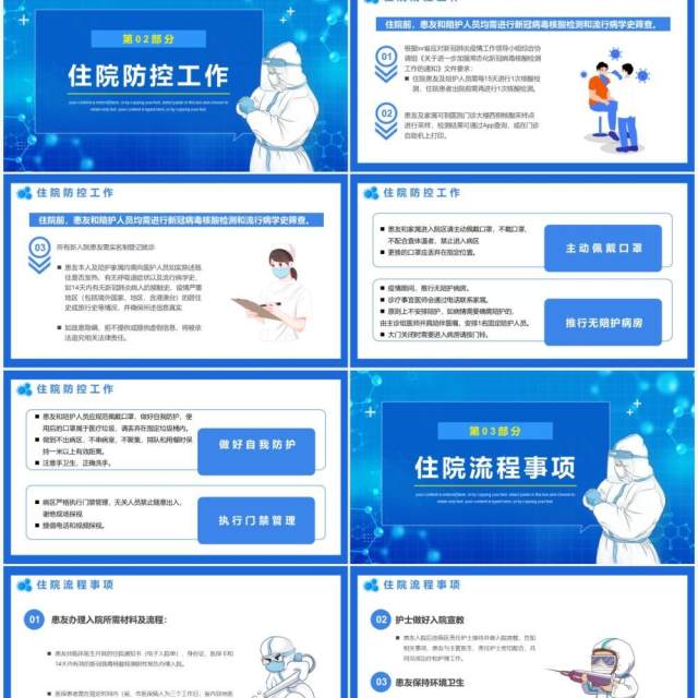 医院新冠疫情防控工作方案PPT模板 医院新冠疫情防控工作方案PPT模板