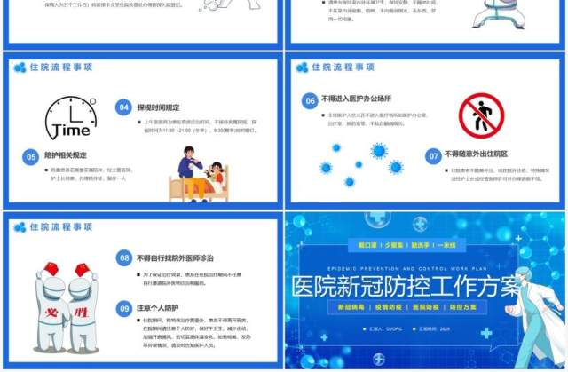 医院新冠疫情防控工作方案PPT模板 医院新冠疫情防控工作方案PPT模板
