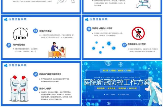 医院新冠疫情防控工作方案PPT模板