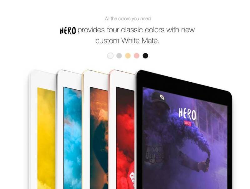 7精心打造的高品质iPad模型，适用于广告素材。，HERO iPad Mockups