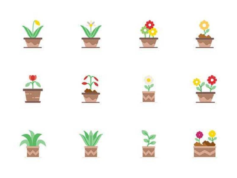 50 枚花园元素图标