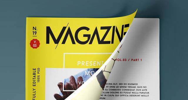 Psd Magazine Mockup View Vol3 Psd Magazine Mockup View Vol3