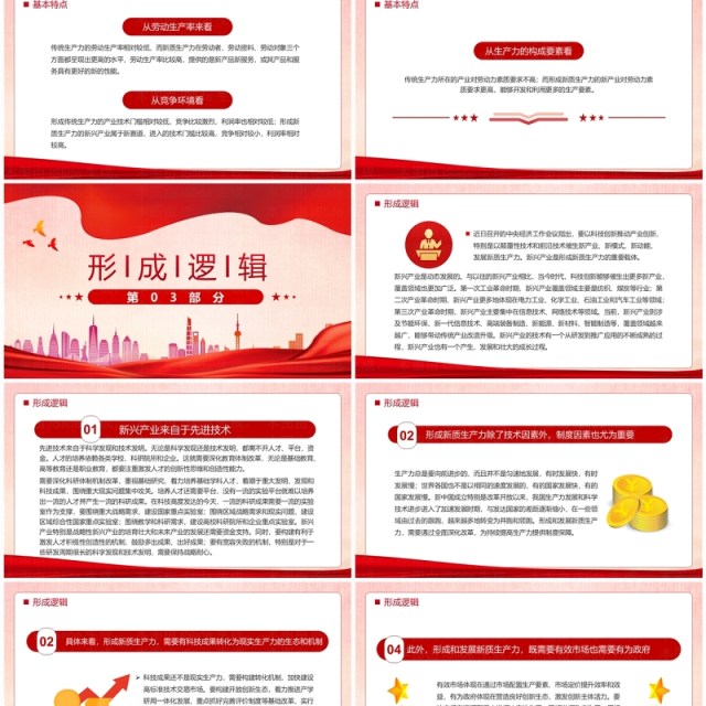新质生产力的形成逻辑与影响PPT模板 新质生产力的形成逻辑与影响PPT模板
