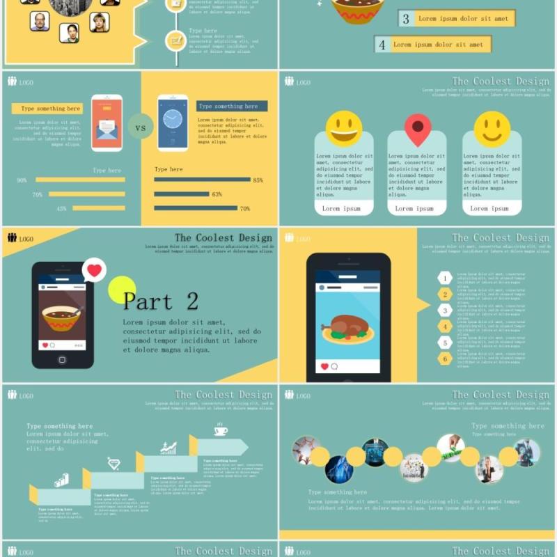 互联网+外卖餐饮美食PPT模板