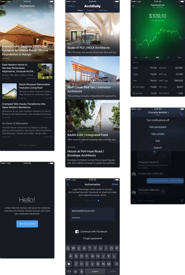 Logic iOS 界面包 Logic iOS 界面包