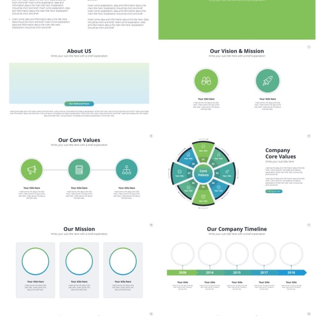 绿色商业创业公司信息图PPT模板Green Business Startup PowerPoint 绿色商业创业公司信息图PPT模板Green Business Startup PowerPoint