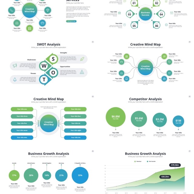 绿色商业创业公司信息图PPT模板Green Business Startup PowerPoint 绿色商业创业公司信息图PPT模板Green Business Startup PowerPoint