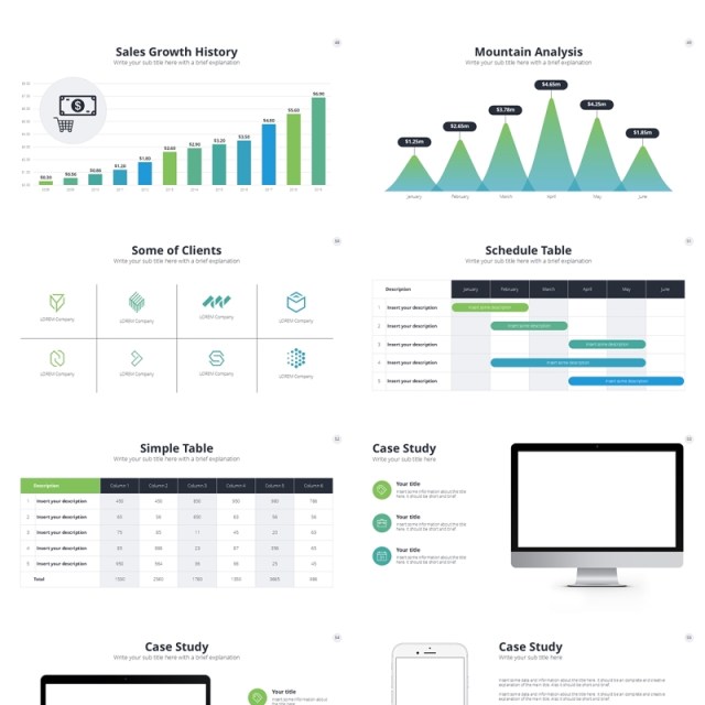 绿色商业创业公司信息图PPT模板Green Business Startup PowerPoint 绿色商业创业公司信息图PPT模板Green Business Startup PowerPoint