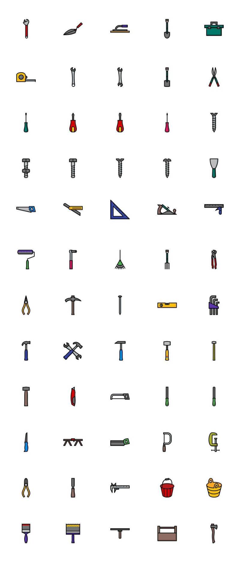 60 枚生活工具图标