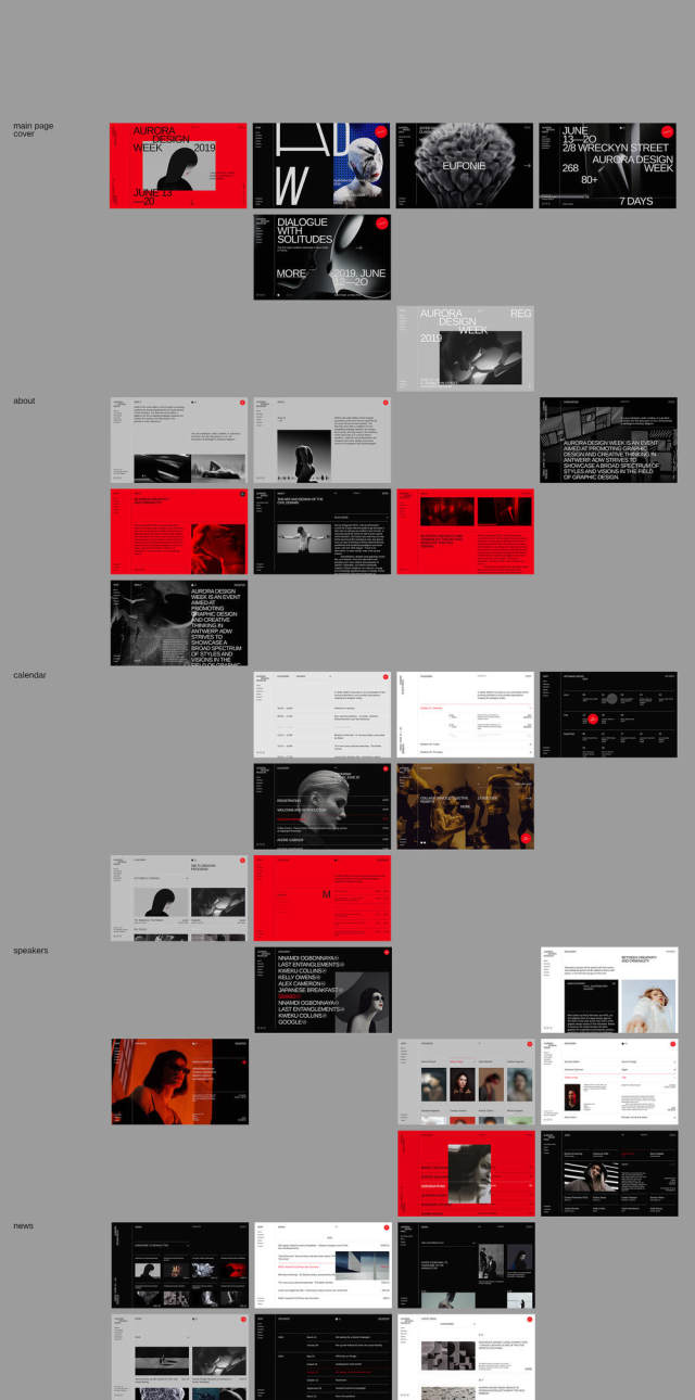 Sketch和Adobe Xd Ui Kit,Aurora Events设计套件 Sketch和Adobe Xd Ui Kit,Aurora Events设计套件