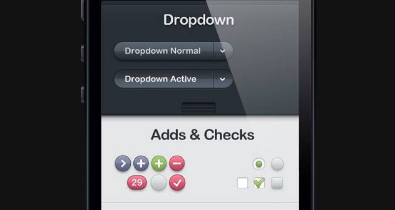 Deed iPhone App UI Kit Psd