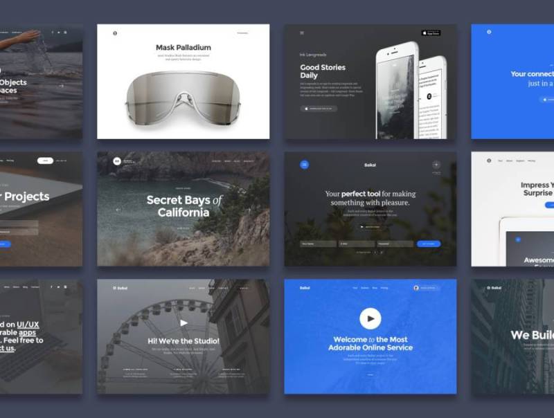 巨大的完全可定制的现代用户界面工具包，贝加尔启动UI工具包