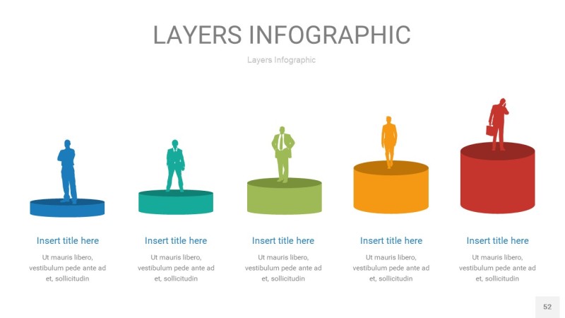 多彩3D分层PPT信息图52