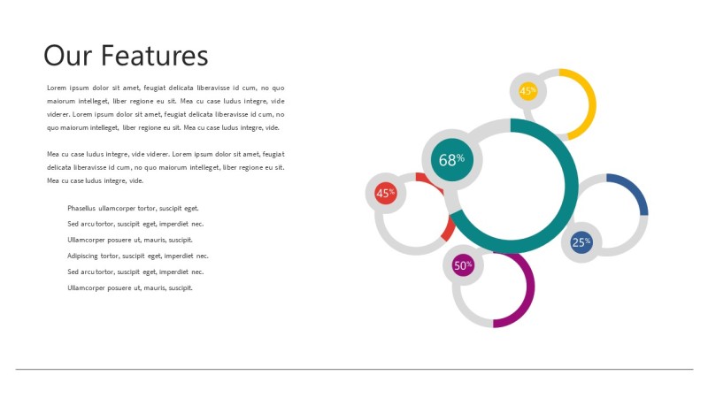 多彩微粒体PPT信息可视化图表30