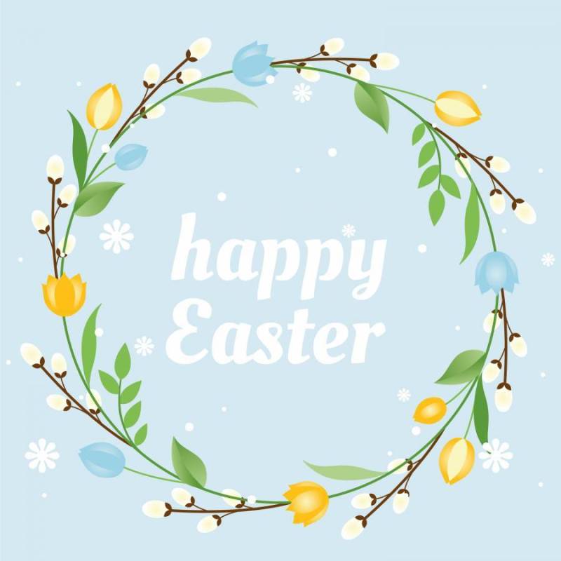 复活节快乐背景